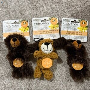 NEW MultiPet Aromadog bear/dog - Rescue x3